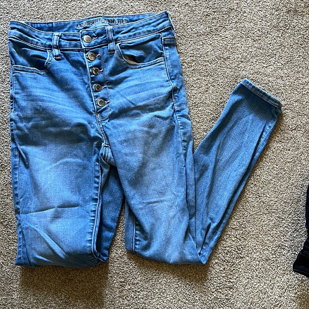 American Eagle jeans Super high Rise